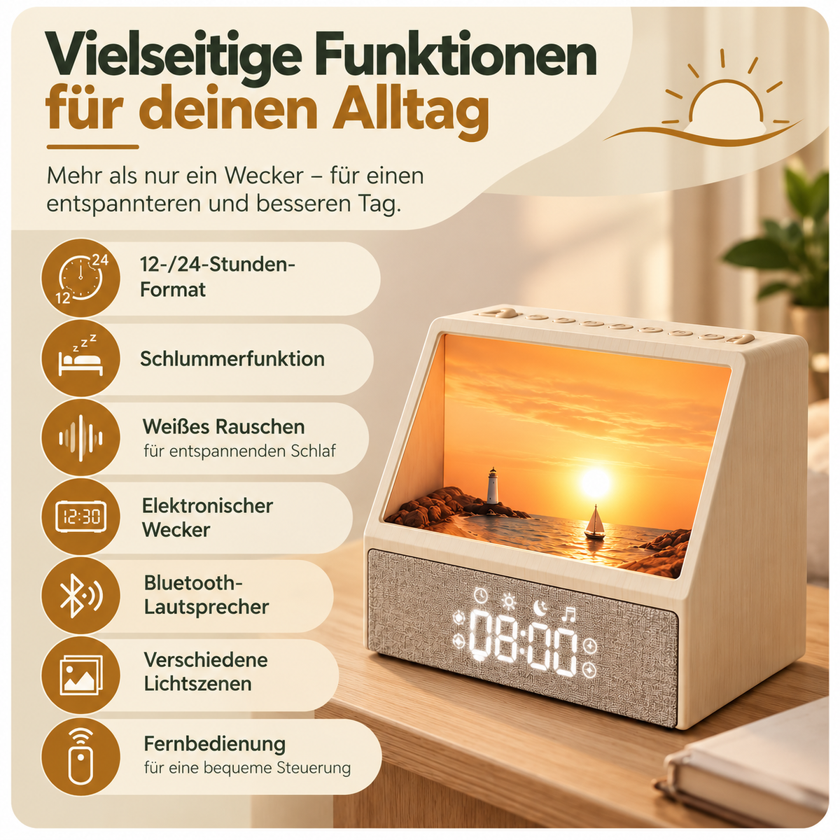 SONNENFADEN™ – Sunrise Wecker